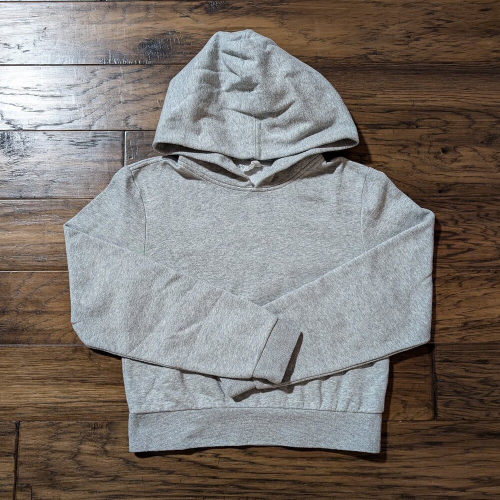 Gap Teen cropped grey hoodie kids size XXL/18-20